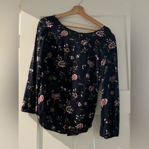 Floral Long Sleeve Women's Top